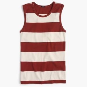 J. Crew Perfect Fit Striped Tank Tee